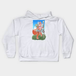 Foxy Adventurer Kids Hoodie